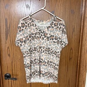Leopard Print Women's Top